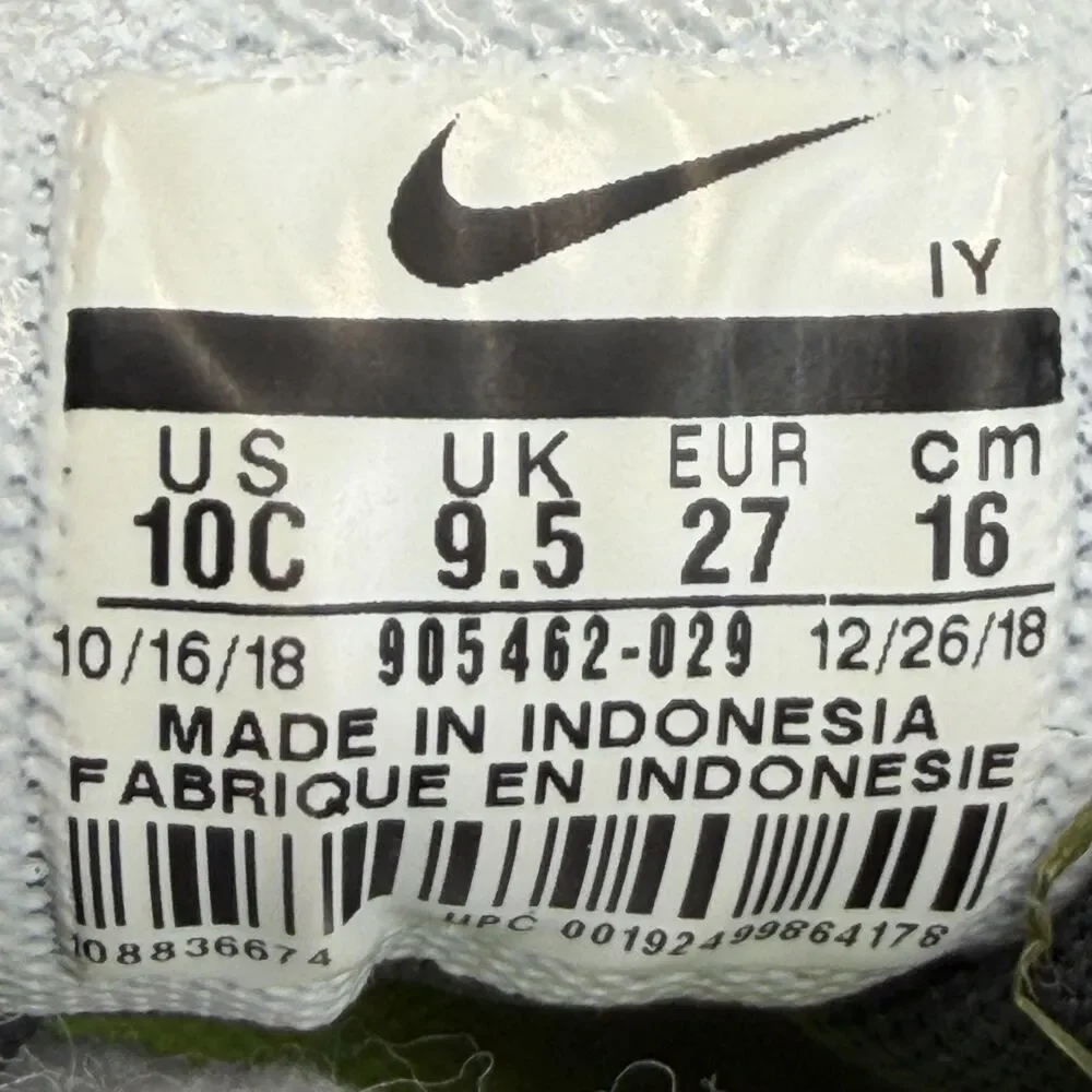 Nike Air Max 95 Shoes Boys Size 10C White Pink Running Sneakers 905462-029
